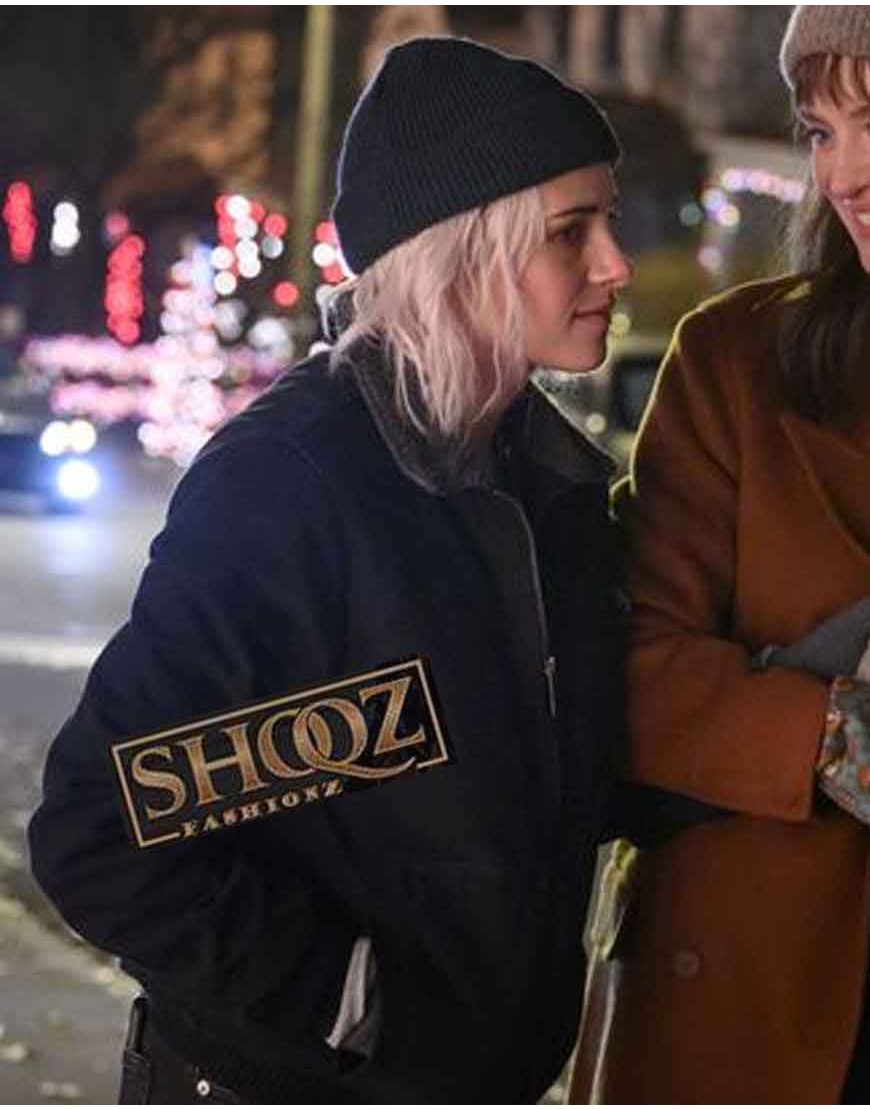 Kristen Stewart Happiest Season Abby Bomber Jacket